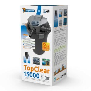 SuperFish Top Clear Pressure Filter 15000L 11Watt Uv